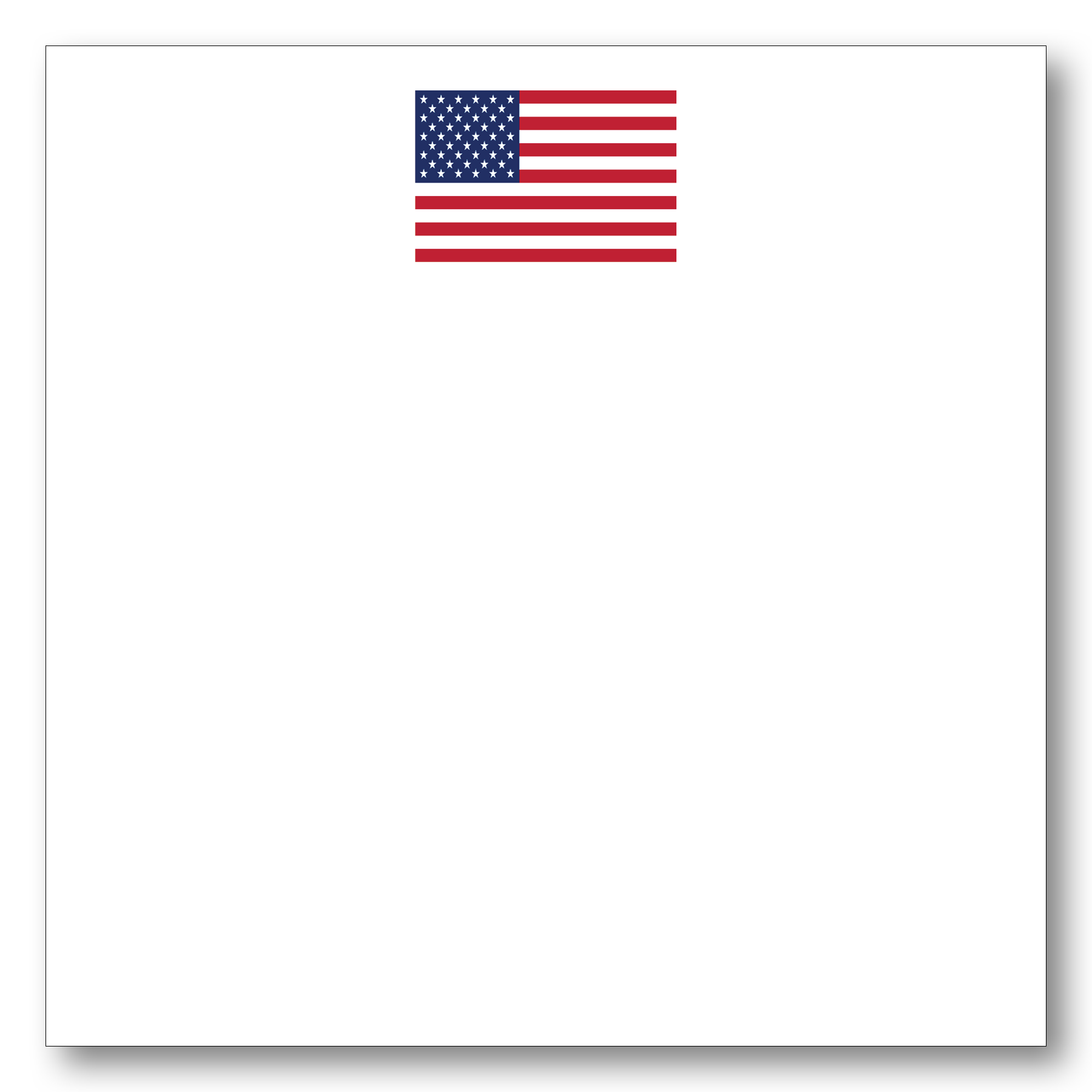 American Flag Note Block – The Horseshoe Crab