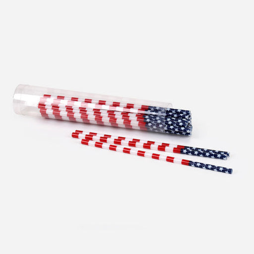 American Flag Straws Drinkware 180 Degrees 
