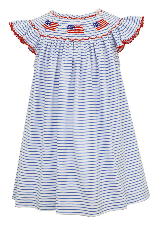 American Flag Striped Bishop Dress Dress Petit Bebe 