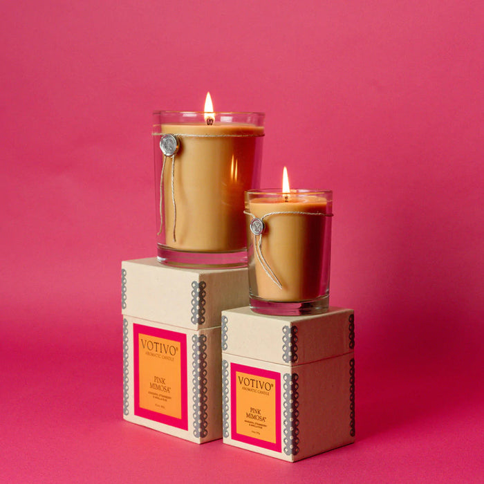 Aromatic Candle - Pink Mimosa 16.8 Candle Votivo 