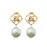 Avignon White Coin Pearl Earrings Earrings M Donohue 