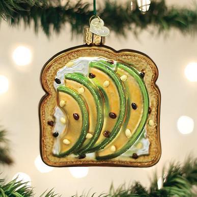 Avocado Toast Ornament Ornament Old World Christmas 