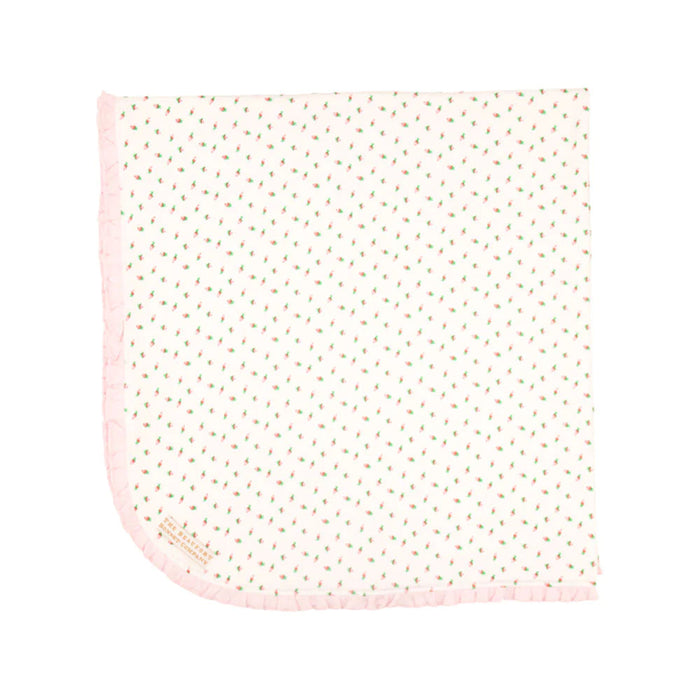 Baby Buggy Blanket - Port Royal Rosebud Baby Blanket Beaufort Bonnet 