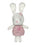 Baby Girl Bunny Crochet Rattle Rattle Zubels 