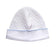 Basket Weave Baby Cap Hats Nella Pima Blue Trim