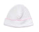 Basket Weave Baby Cap Hats Nella Pima Pink Trim