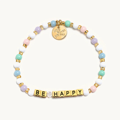 Be Happy Gold Era Bracelet Bracelet Little Words Project 