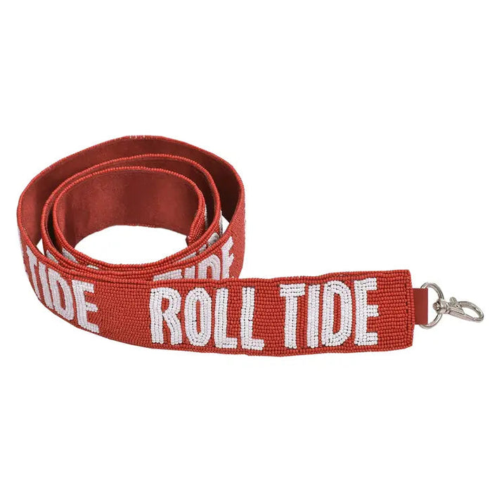 Beaded Purse Strap - Alabama, Roll Tide — The Horseshoe Crab