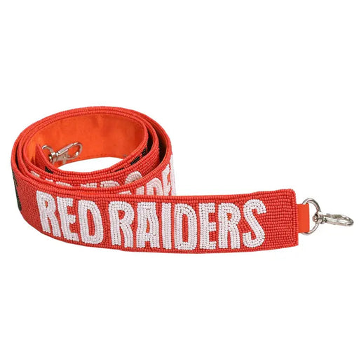 Beaded Purse Strap - Red Raiders Purse Strap Capri Designs 