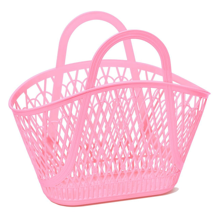 Betty Basket Tote Bags and Totes Sun Jellies Bubblegum 