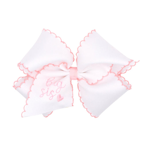 Big Sis Moonstitch Bow - Small King Hair Bows WeeOnes 