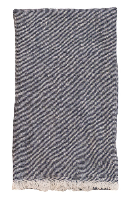 Bilboa Tea Towel Tea Towels Linen Way Navy