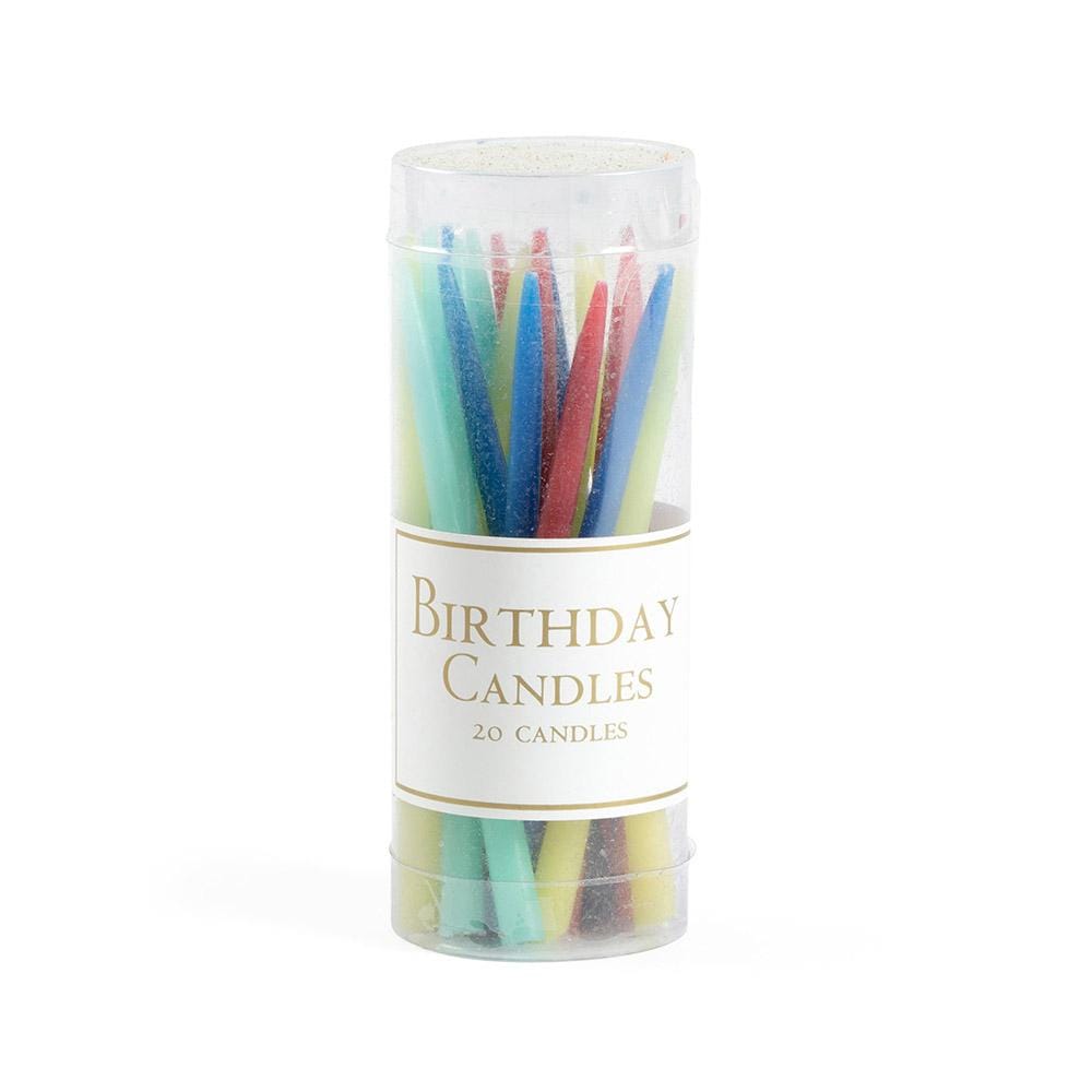 Birthday Candles - Bright Colors Candles Caspari 