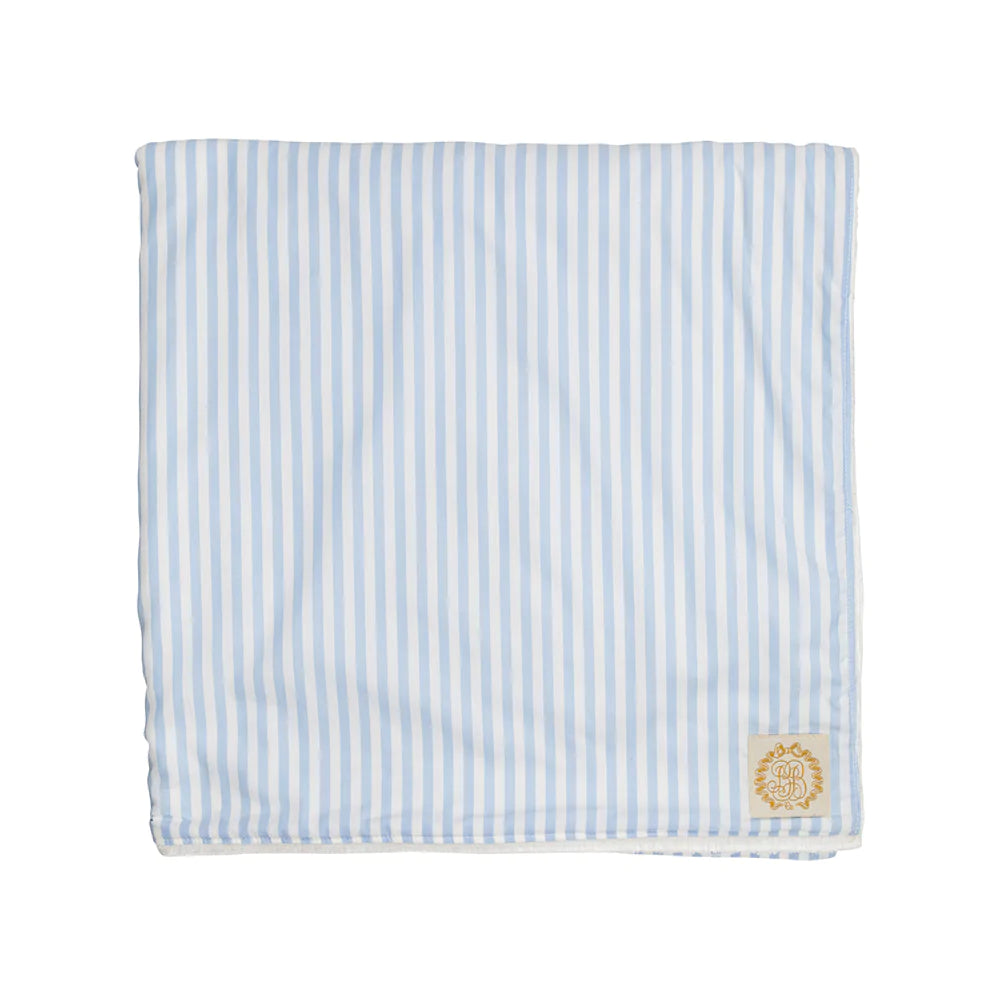Bishop Bath & Beach Towel - Beale Street Blue Stripe Towel Beaufort Bonnet 