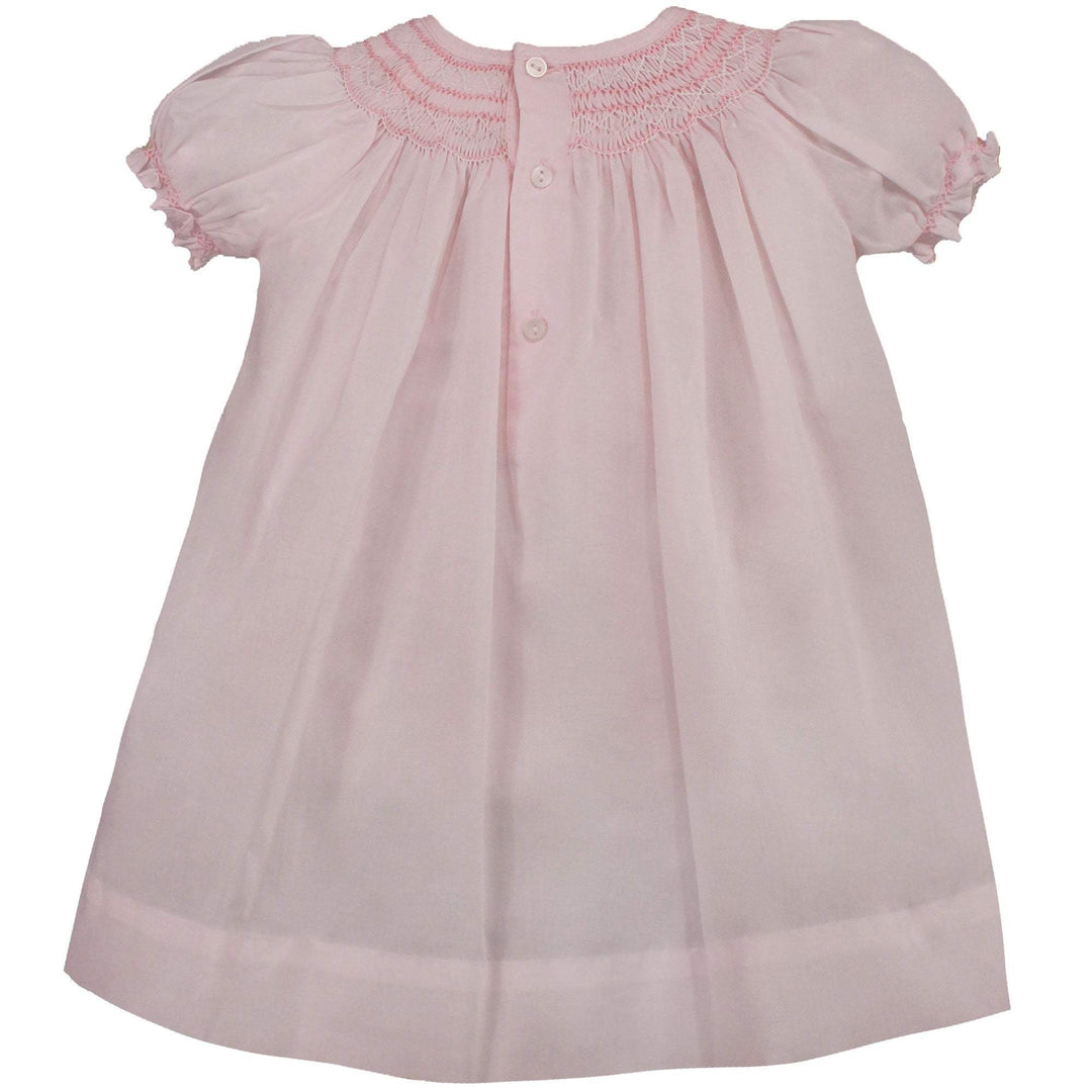 Bishop Smocked Daygown with Pearls Baby Gown Petite Ami 