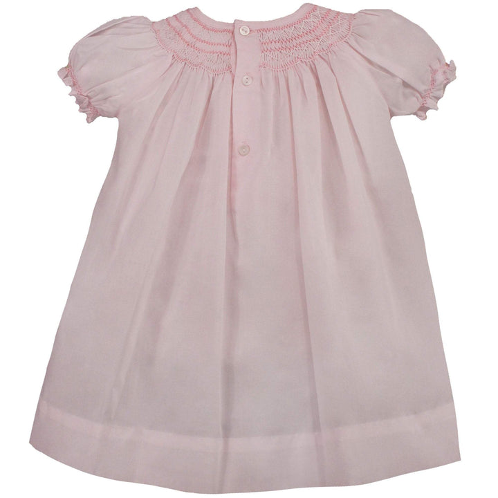 Bishop Smocked Daygown with Pearls Baby Gown Petite Ami 