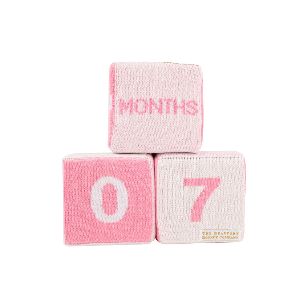 Blaylock Blocks - Pink Milestone Blocks Beaufort Bonnet 