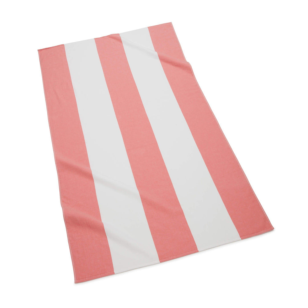 Block Stripe Beach Towel Beach Towels Kassatex Coral 