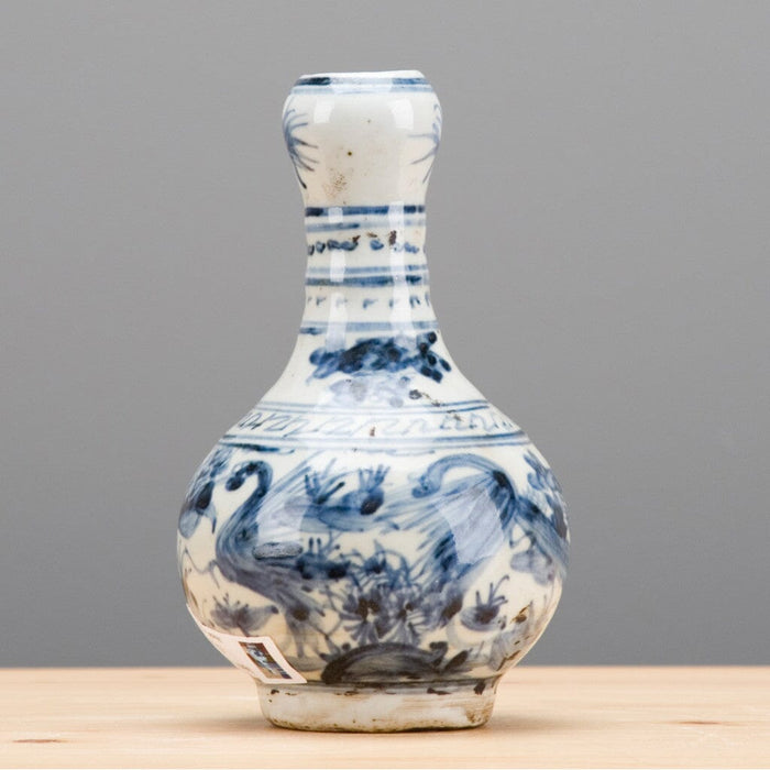 Blue And White Classic Vase Vase Danny's Fine Porcelain 
