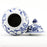 Blue and White Lidded Porcelain Jar Vase Danny's Fine Porcelain 