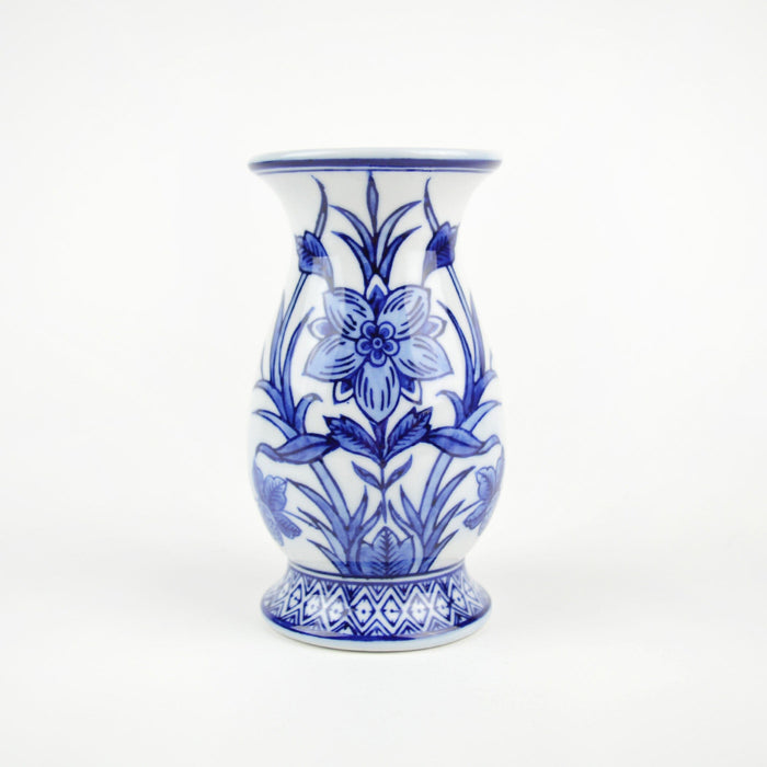Blue Chinoiserie Bud Vase Vase Danny's Fine Porcelain 