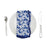 Blue Floral Set of 4 Scalloped Edge Trim Napkins Dinner Napkins Two's Company 