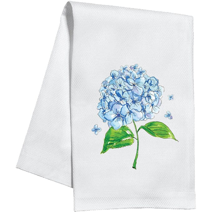 Blue Hydrangea Kitchen Towel Kitchen Towel Rosanne Beck 