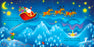 Book & 3 Jigsaw Puzzle - Santa Puzzle Usborne 