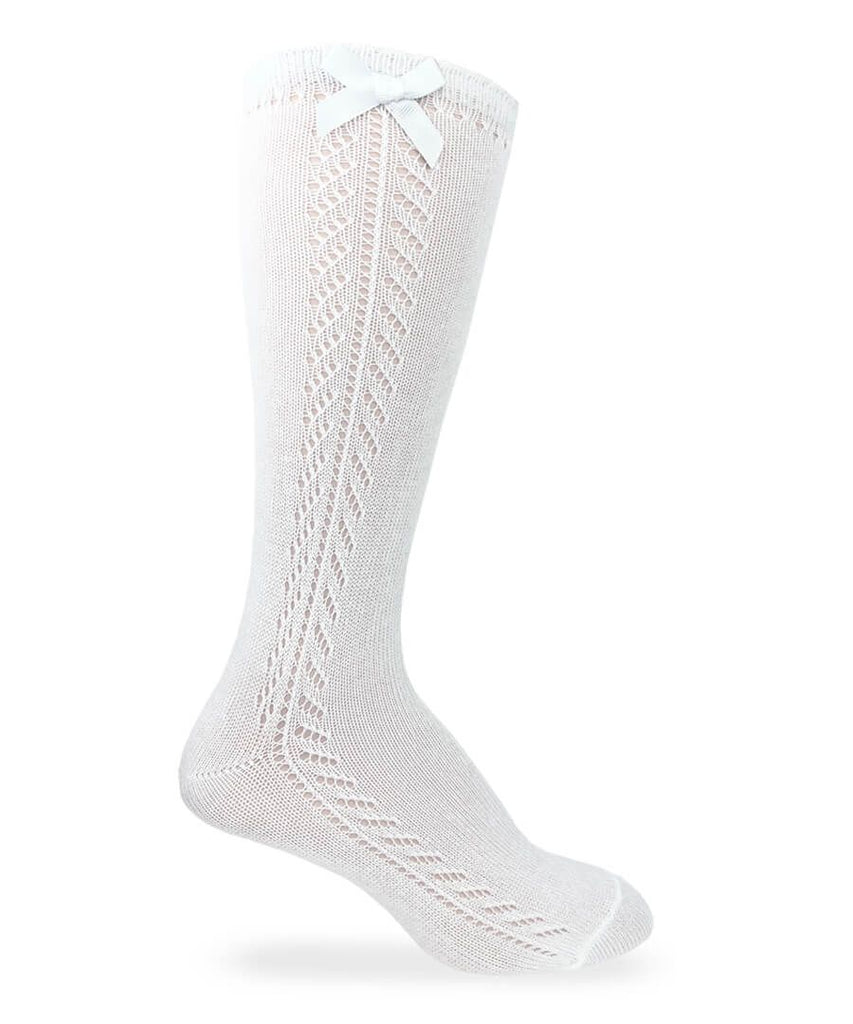 Jefferies Monogrammed Knee Socks