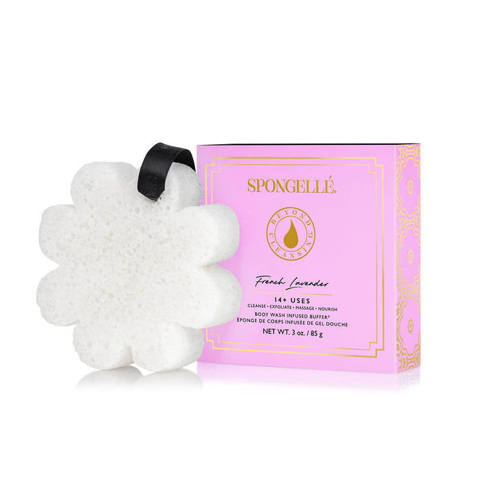 Boxed Wild Flower Bath Sponge - French Lavender Bath Soap Spongelle 