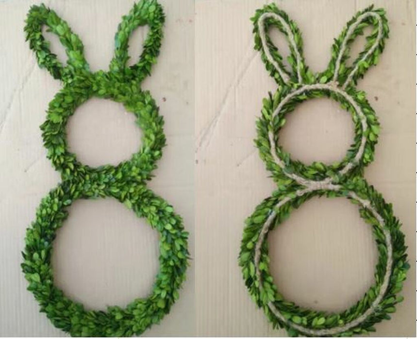 Boxwood Rabbit - 27" Wreaths & Garlands Mills Floral Company 
