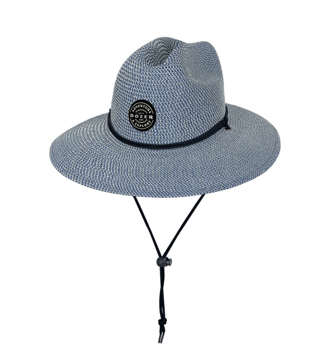 Boy's Surf Braided Hat - Dean - Blue sun hat Tank Stream Design 