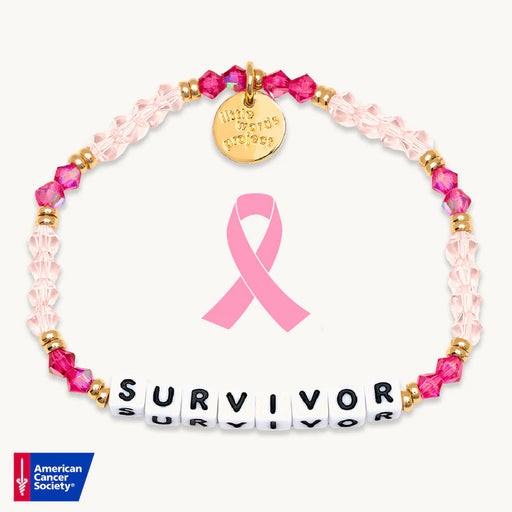 Breast Cancer Survivor Bracelet Bracelet Little Words Project 