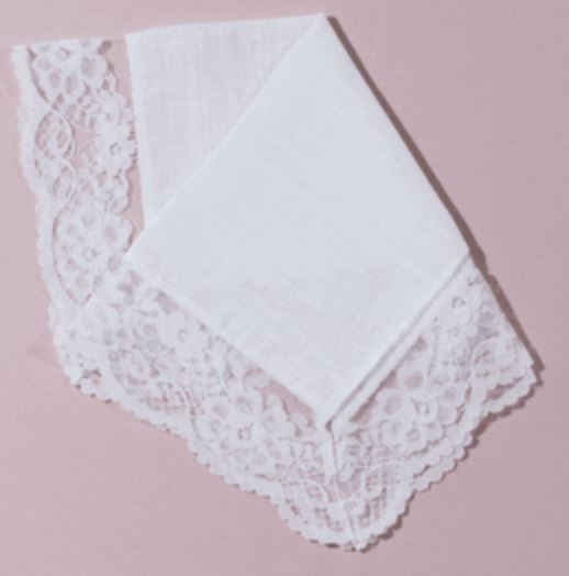 Bridal Lace Handkerchief Handkerchief Embroidery This 
