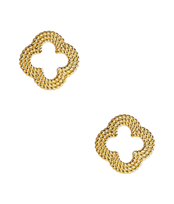 Bryn Gold Stud Earrings Earrings Lisi Lerch 
