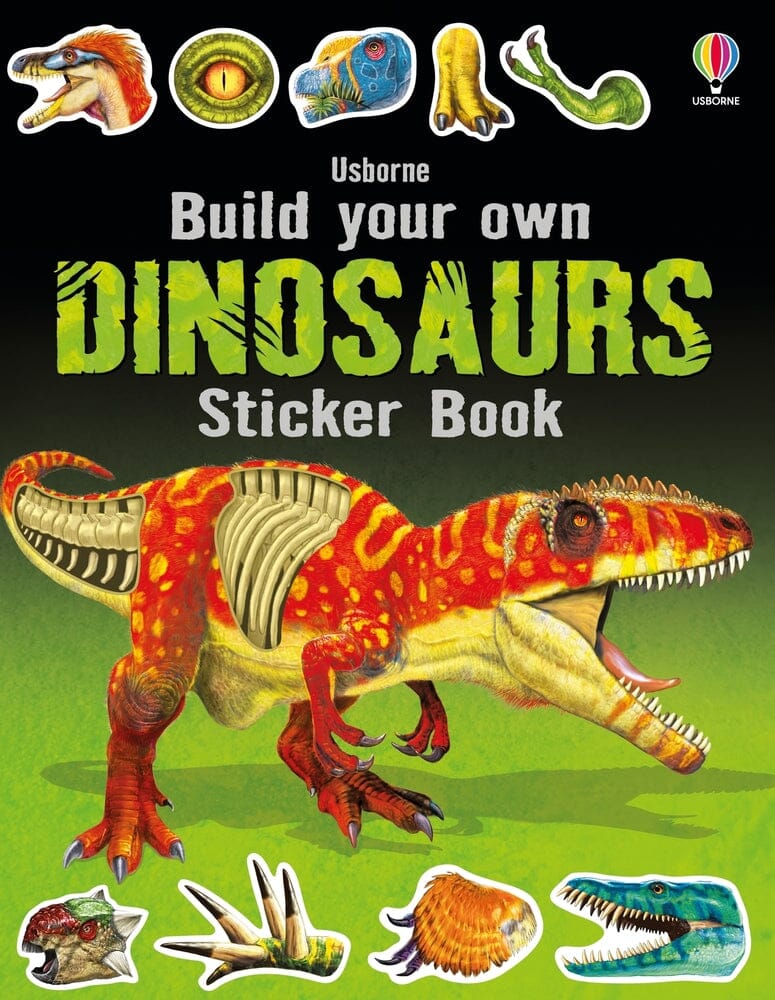 Build Your Own Dinosaurs Sticker Book Book Usborne 