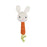 Bunny and Carrot Hand Crochet Rattle Rattle Zubels 