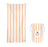 Cabana Quick Dry Towel - Large Beach Towels Dock and Bay Positano Peach 