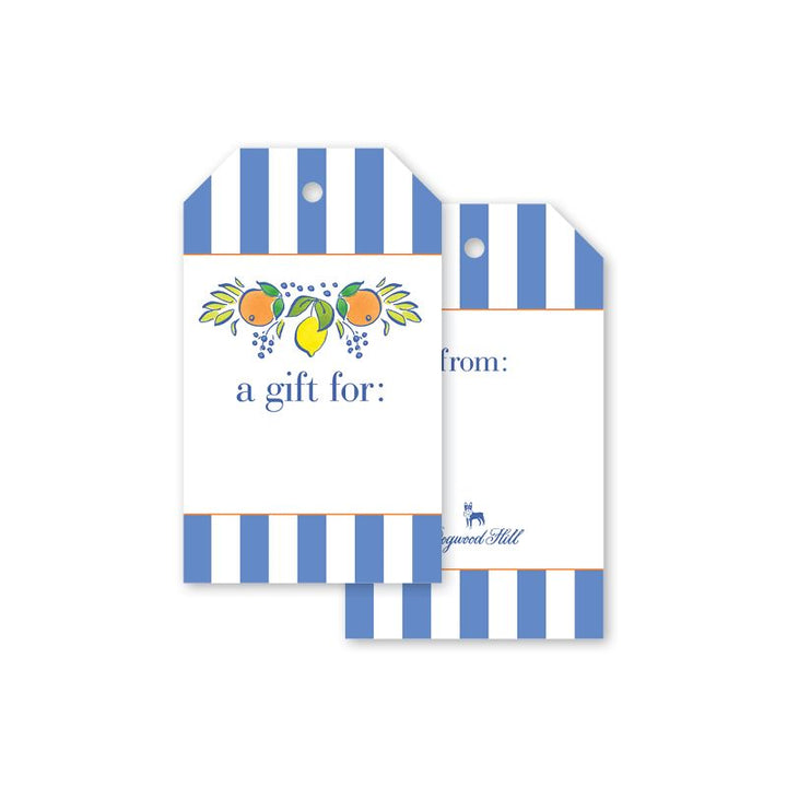 Calabria Citrus Gift Tags Gift Tag Dogwood Hill 
