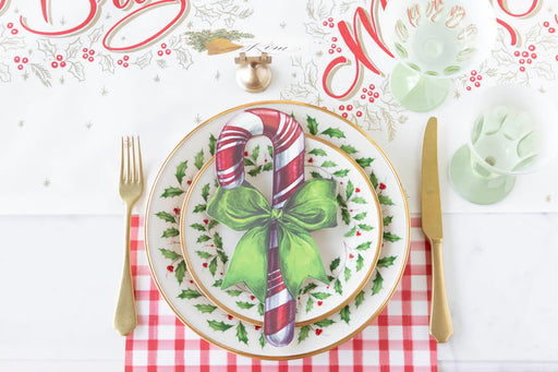 Candy Cane Table Accent Place Cards Place Cards Hester and Cook 