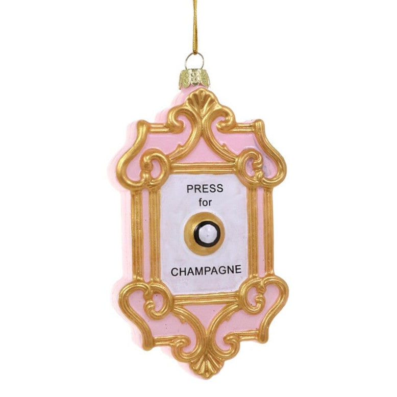 Champagne Button Ornament Cody Foster 
