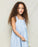 Charlotte Nightgown - Light Blue Gingham Night Gown Petite Plume 
