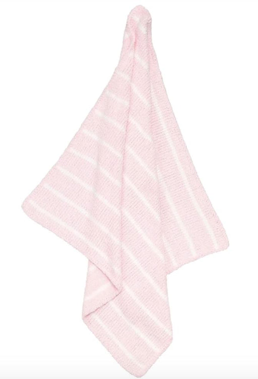 Chenille Striped Baby Blanket Baby Blanket Angel Dear Pink Striped 