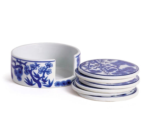 Chinoiserie Ceramic Coasters - Set of 6 Coaster Napa 