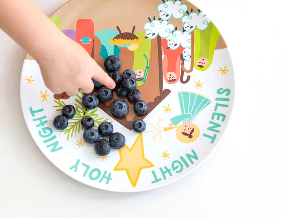 Christmas Nativity Melamine Dinner Plate Serving Pieces Coton Colors 
