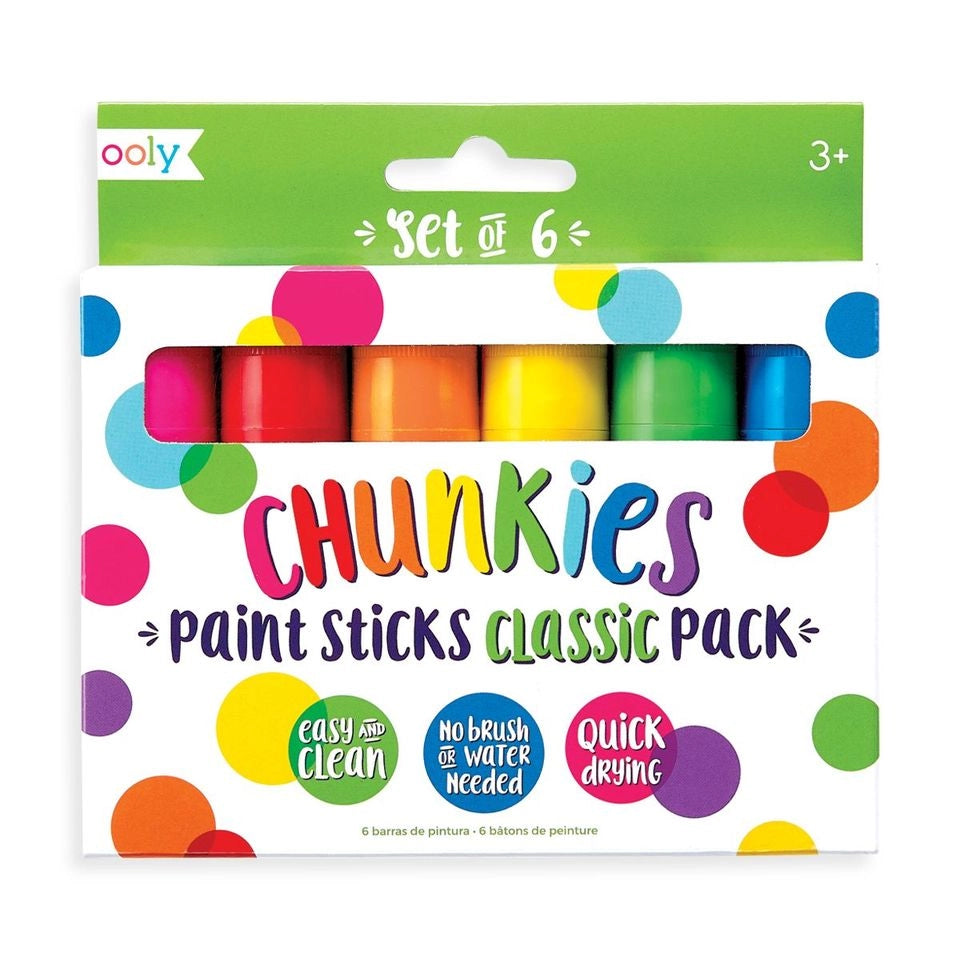 Chunkies Paint Sticks: Classic - Set of 6 Activity Toy Ooly 