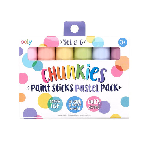 Chunkies Paint Sticks: Pastel - Set of 6 Activity Toy Ooly 