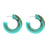 Chunky Lucite Hoop Earrings Earrings St. Armands Designs 