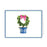 Circle Topiary Tree Folded Notecards Notebooks & Notepads WH Hostess 