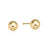 Classic Ball Studs - Gold Earrings eNewton 8mm 